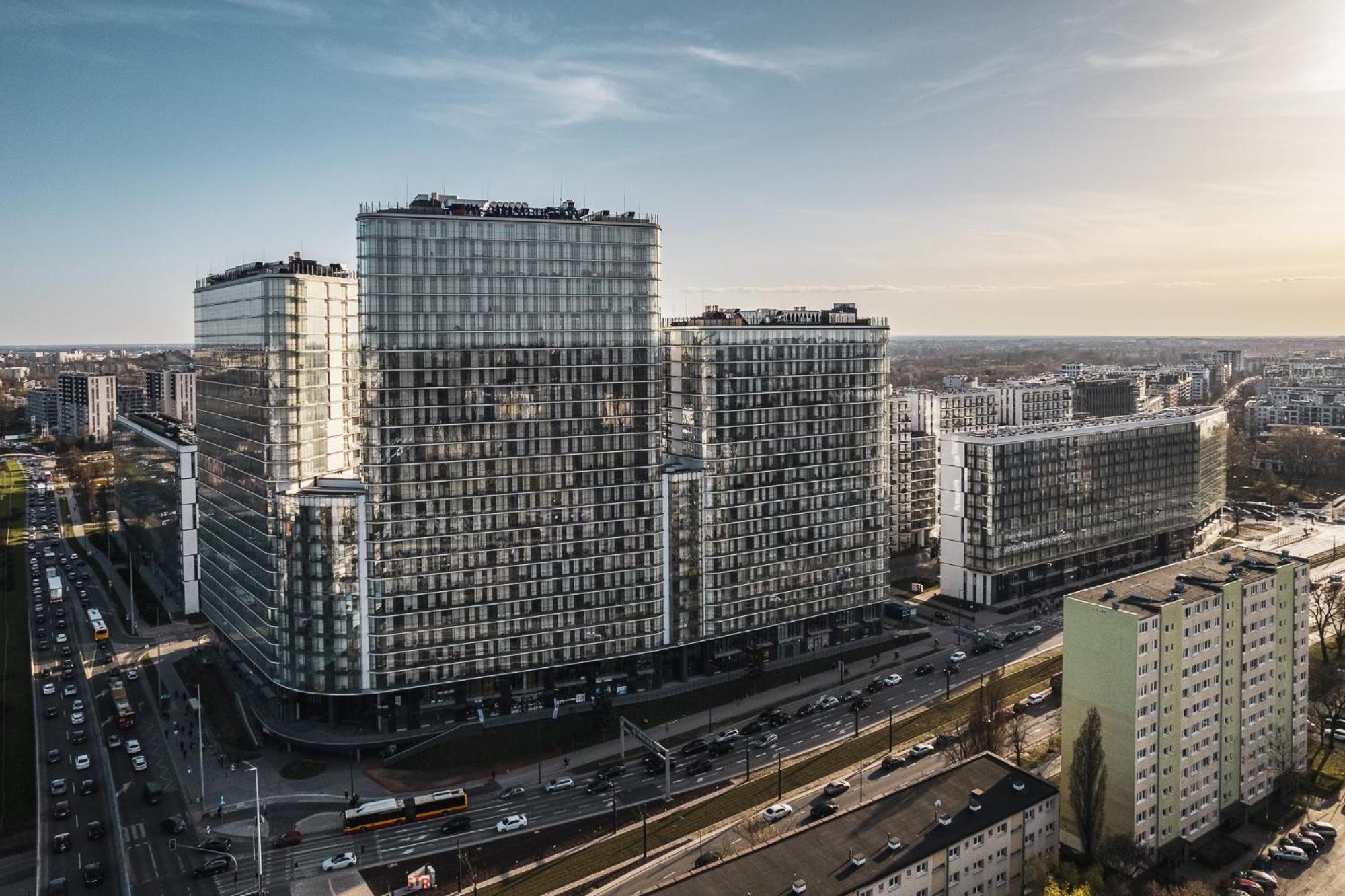 Wola Tower Deluxe Separate Bedroom With Free Garage - By Perfect Apart Βαρσοβία Εξωτερικό φωτογραφία